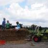 BERG Claas + pallet fork action with boys