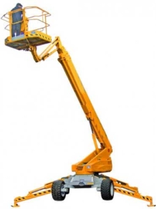 Semi-aanhanger-telescoop-hoogwerker