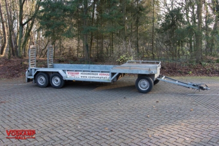 Aanhangwagen verhuur Oprijwagen minikraan
