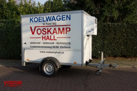 aanhangwagen verhuur enkelasser koelwagen