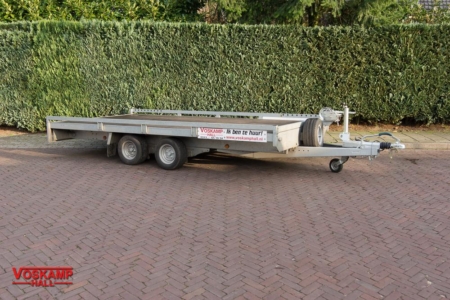 aanhangwagen verhuur tandemasser autoambulance met lier