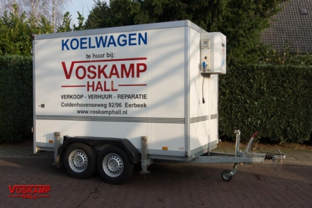 aanhangwagen verhuur tandemasser koelwagen
