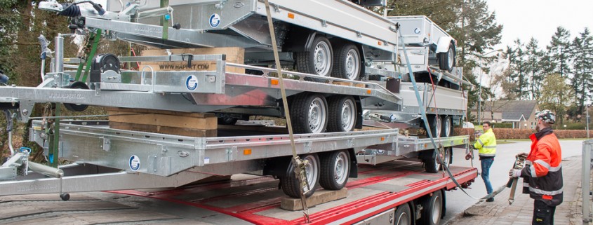 Hapert vrachtwagen